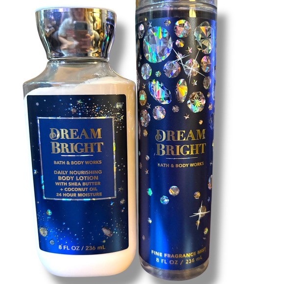 Bath and Body Works Dream Bright Fragrance Mist and Body Lotion Set 8oz Duo - Picture 2 of 3